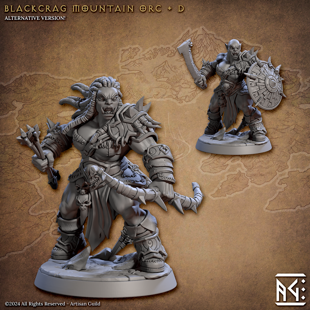 Blackcrag Mountain Orc - D (Blackcrag Orcs)